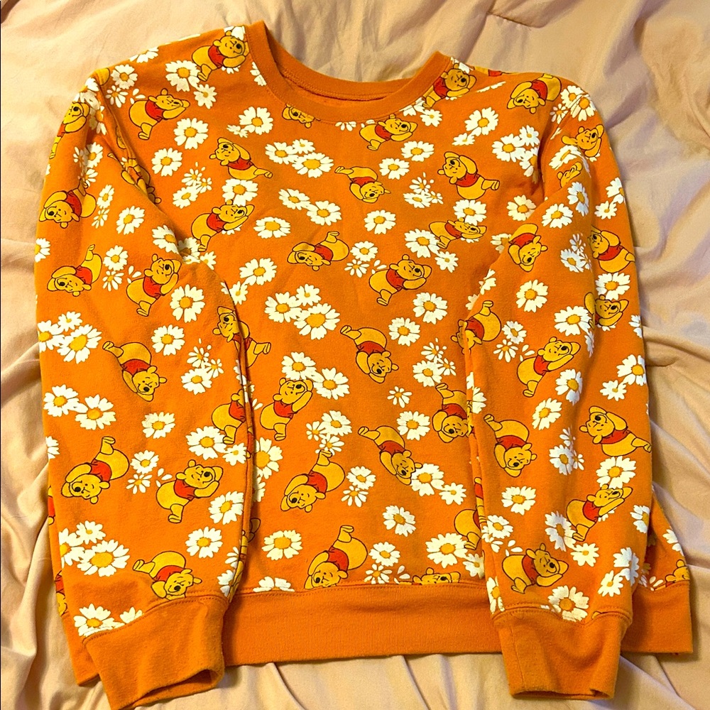 Orange Winnie the Pooh Sweatshirt